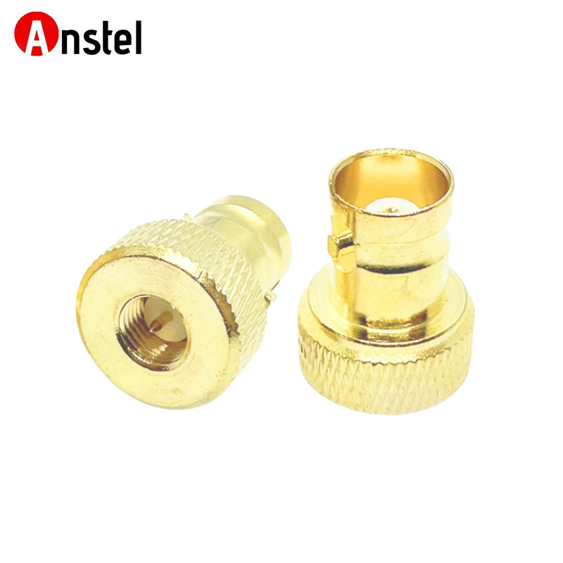 SMA Male to BNC Female Gold Plated RF Coax Connector for Two Way Radio Walkie Talkie Coaxial Disc Adapter