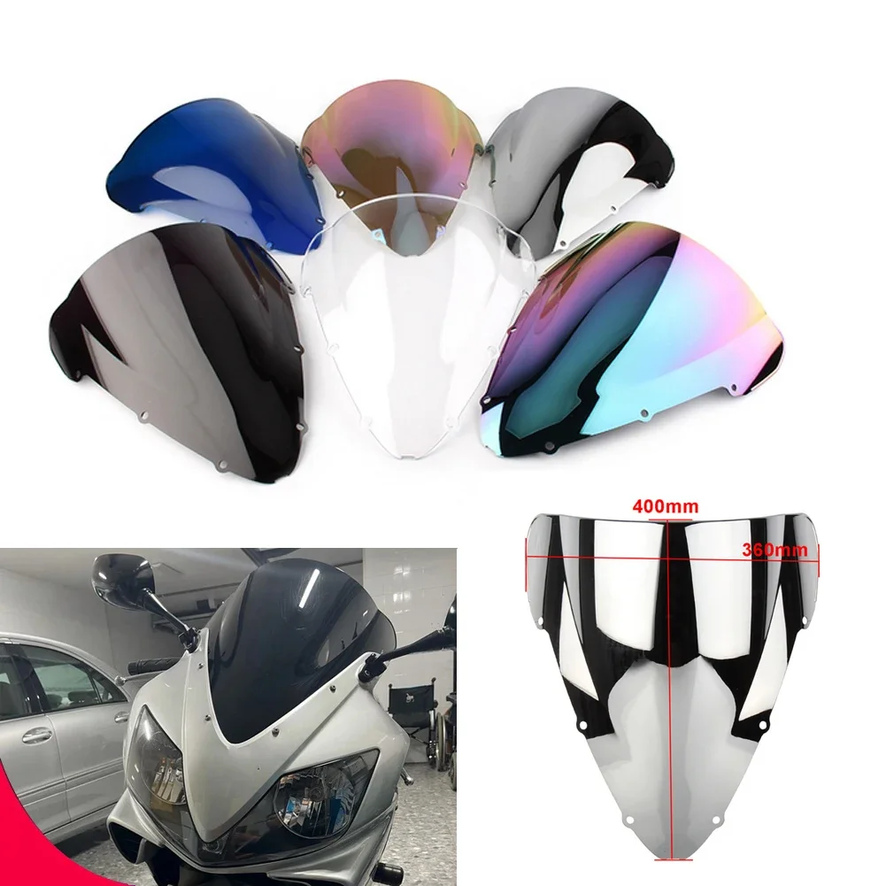 Motorcycle Double Bubble Windshield Deflector Protector Wind Screen For Honda CBR 600 F4I CBR600 2001-2004 2005 2006 2007 2008