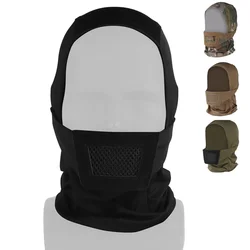 Tactische Bivakmuts Hoofddeksels Ademend Mesh Volledig Gezicht Hoofddeksels Masker Cover Gears voor Jacht Paintball Airsoft Outdoor Activiteiten