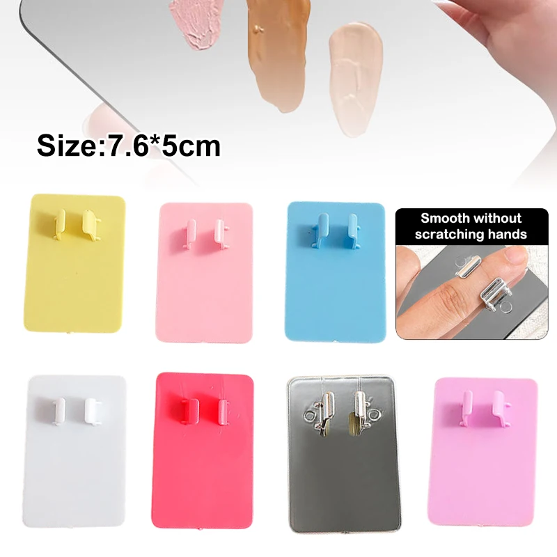 カラフルなパレットトレイミキシングリングメイクアップトナースパチュラ液体ミキシングファンデーションクリーム化粧品メイクアップツール旅行用