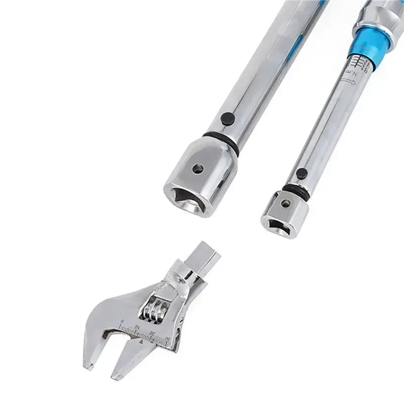 Cabeça ajustável Pipe Wrench, Alloy Steel Torque Wrench, cabeça intercambiáveis para Torque, Hand Tool Holder, 0-30mm