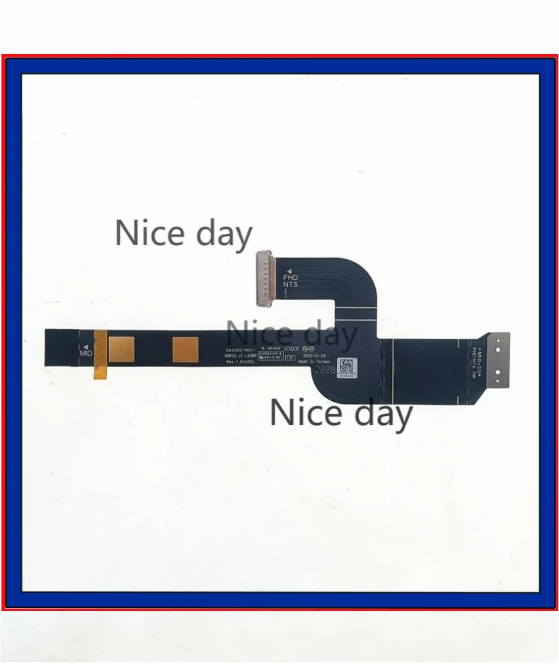 New Laptop LCD Cable FHD HDP33 Non Touch  For Dell XPS13 9315 V0Y8C 0V0Y8C DA30001NH21 LF-L23BP