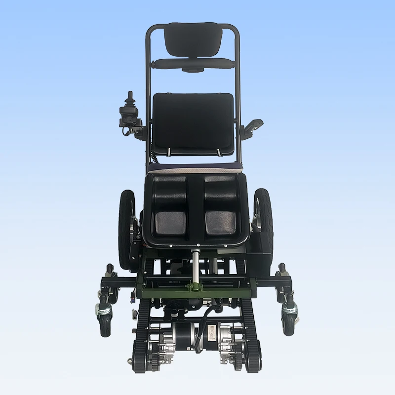 High Quality Auto Lightweight Portable Foldable Electric Climbing Stair Wheelchair for Disabled  Stair Climber Chair