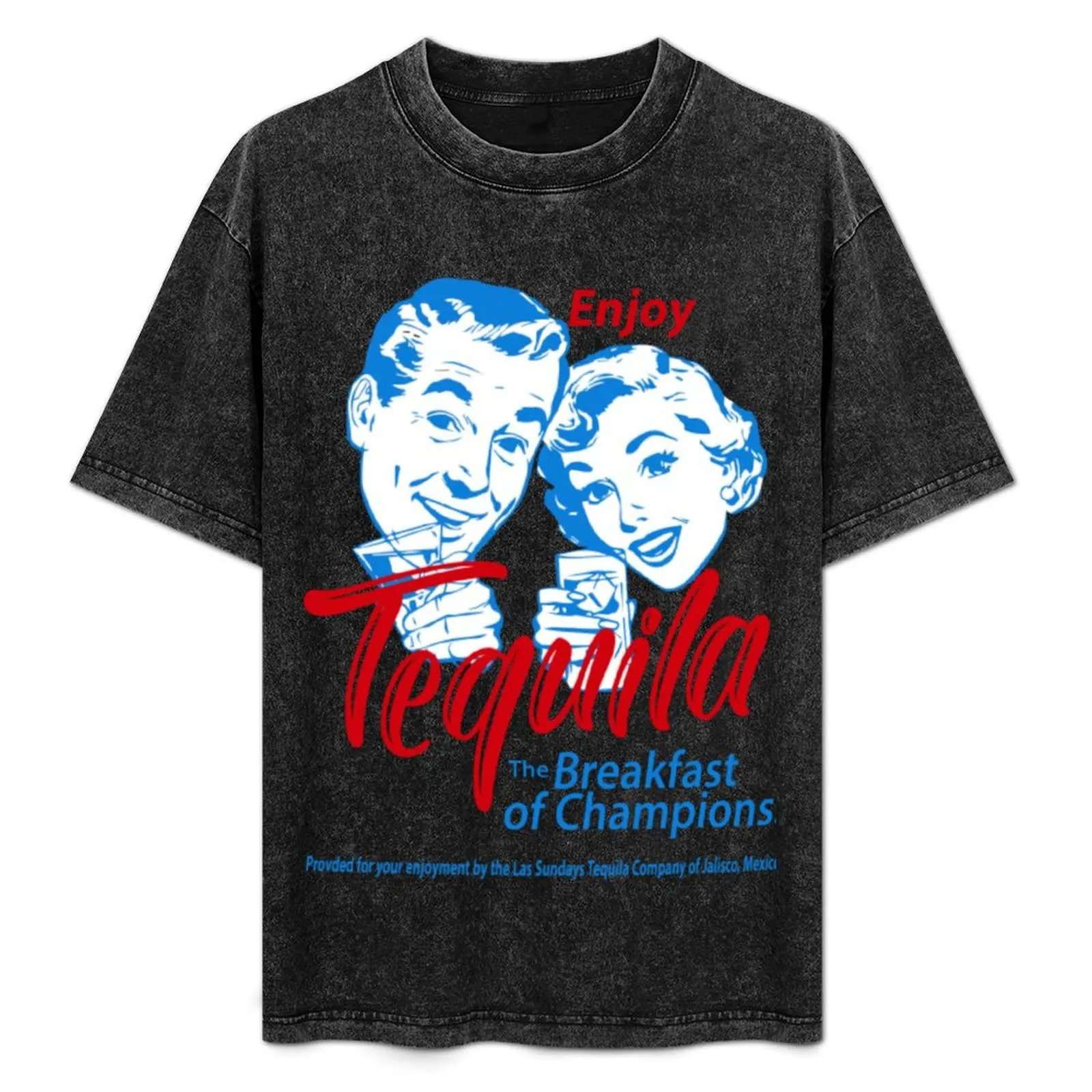 Enjoy Tequila The Breakfast Of Champions T-Shirt vintage anime shirt shirts graphic tee summer tops mens designer clothes