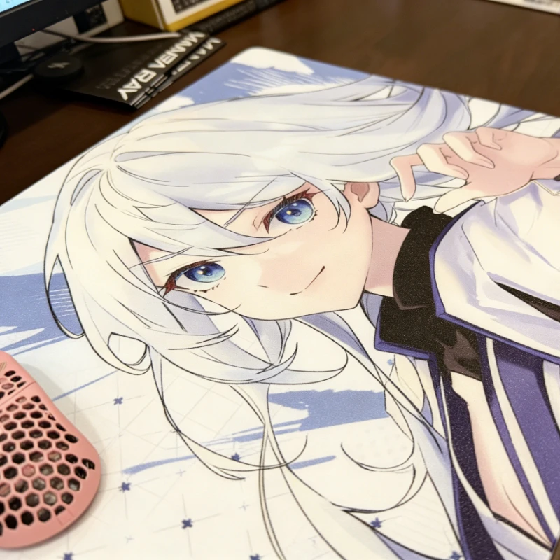 Tempered Glass Mouse Pads Anime Customized Personalised Large Size Mats Desk Pad for PC FPS E-Sports Gaming Mouse Pad Gifts