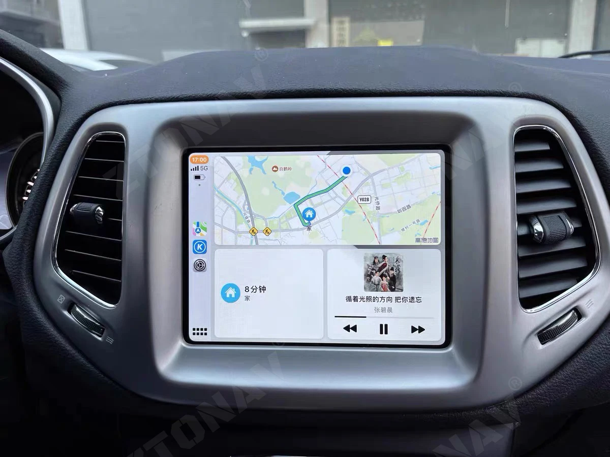 Carplay Android Screen For Jeep Compass 2017 2018 2019 Car Radio Stereo Car Multimedia Player Navigation GPS Auto Headunit