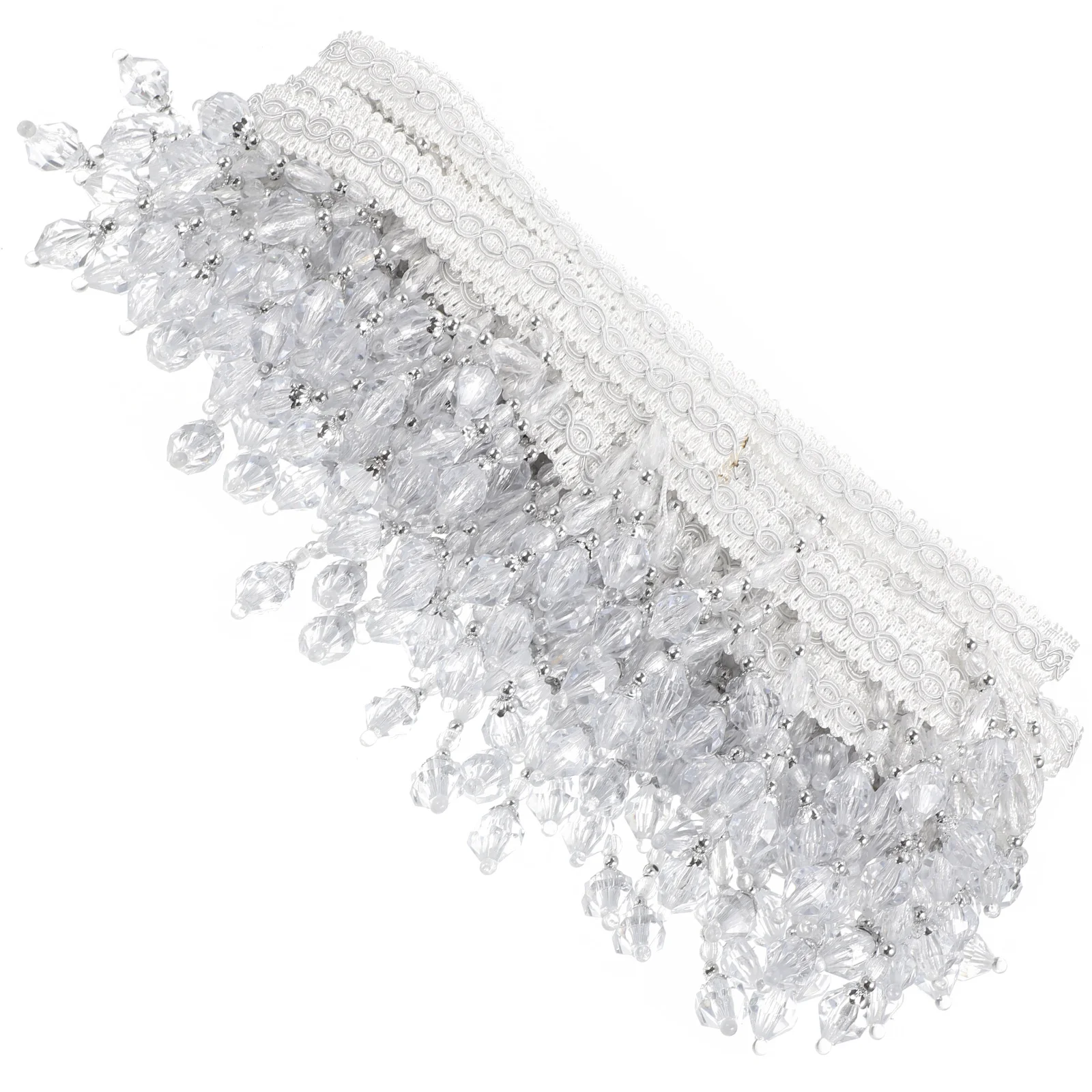 

1pcs Beaded Tassel Fringe Trim For Curtain Decor Craft Diy Home Sofa Adornment Roman Blind Tape Handicrafts Accessory