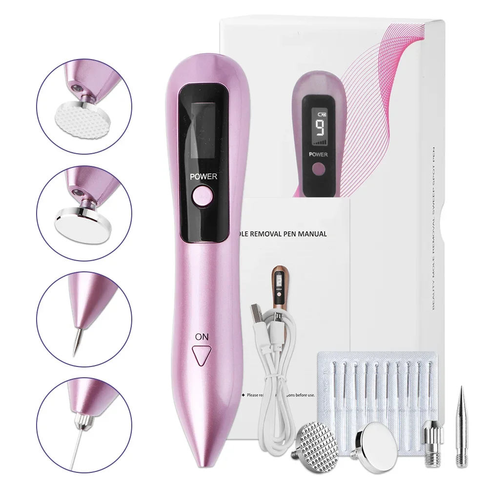 Laser Plasma Pen Freckle Remover Machine LCD Mole Removal Dark Spot Remover Skin Wart Tag Tattoo Remaval Tool Beauty Salon Tools