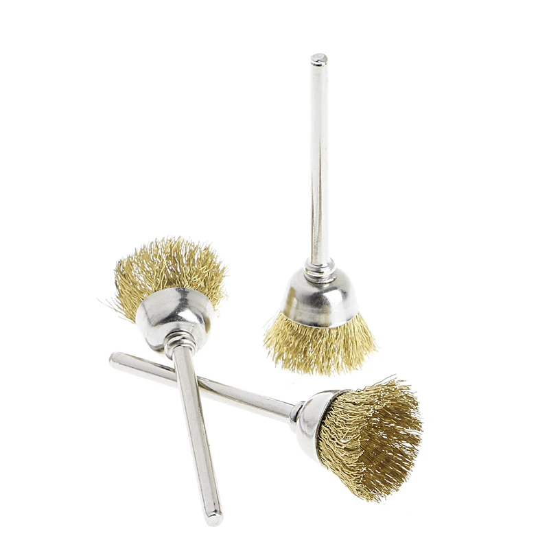 F92C 9 Brass Brush Wire Claues Die Die Grinder Роторный электрический инструмент для гравера