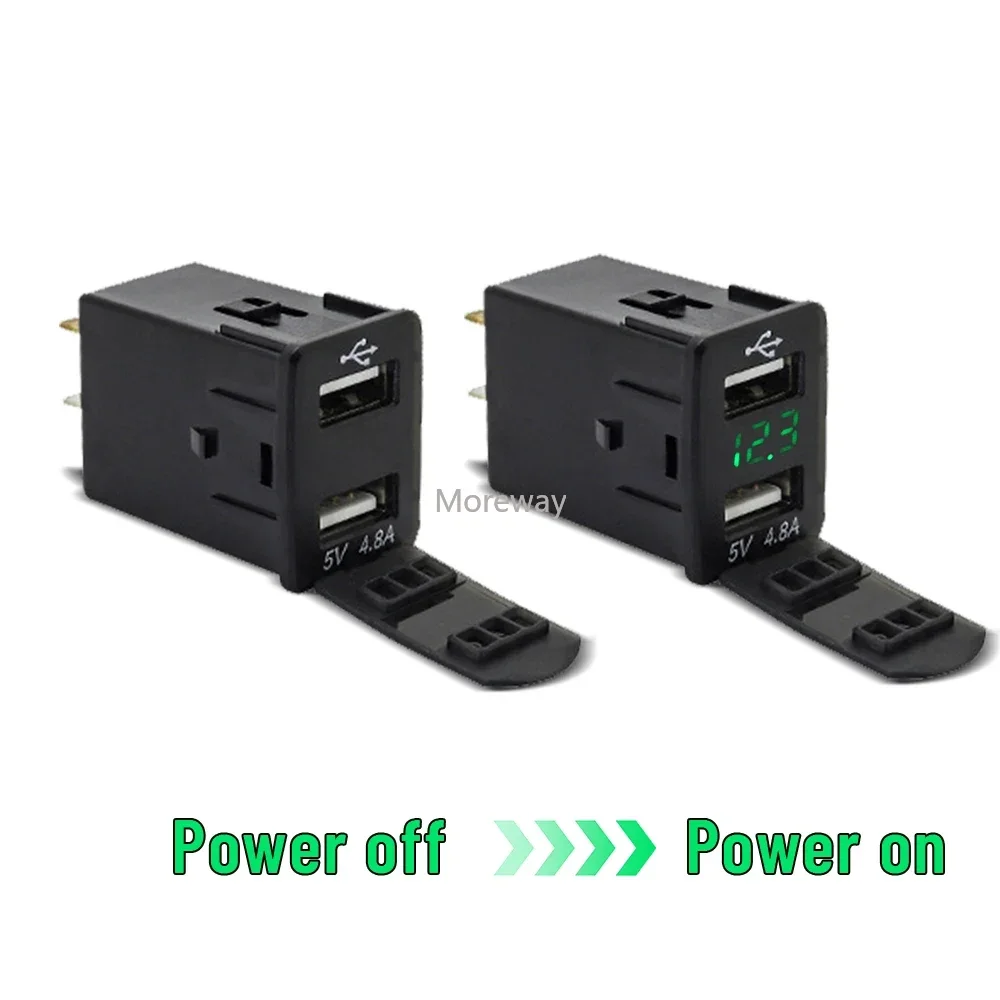 Quickly Charging Dual Ports Usb Charger for Nissan New Sylphy 2015 Teana L33 Altima Qashqai J11 Murano Serena C27 Interior Trim