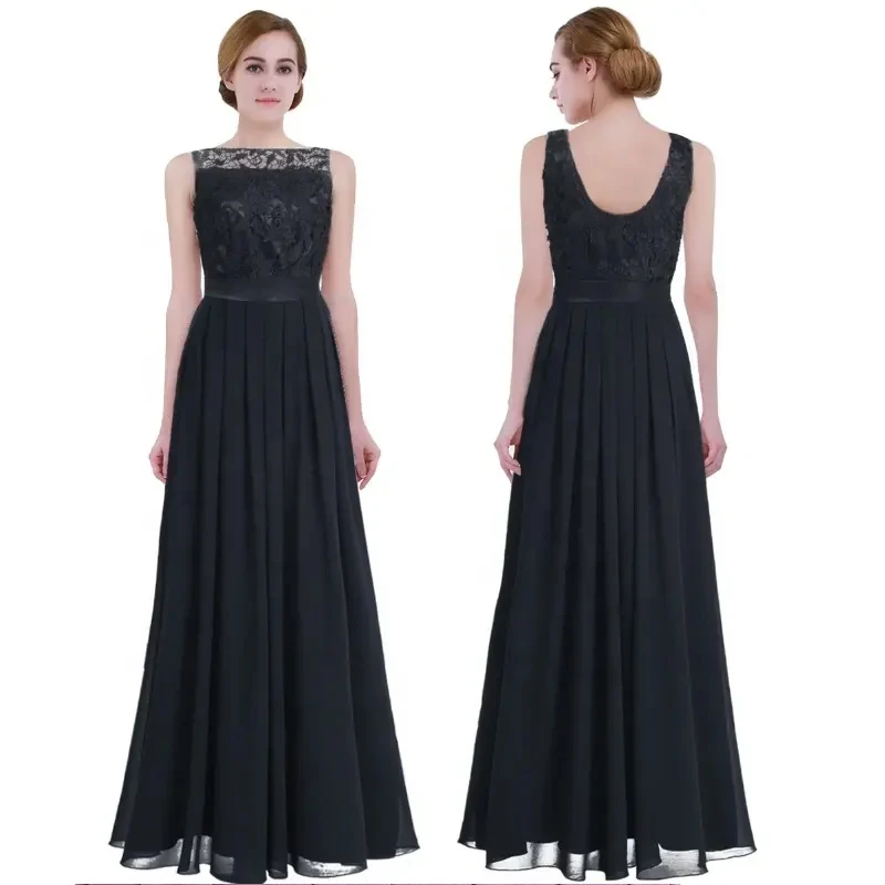 New Arrivals 2023 Fashion Evening Wedding Dress Maid Embroidered Chiffon Bridesmaid Elegance Long Evening Party Prom Gown Dresse
