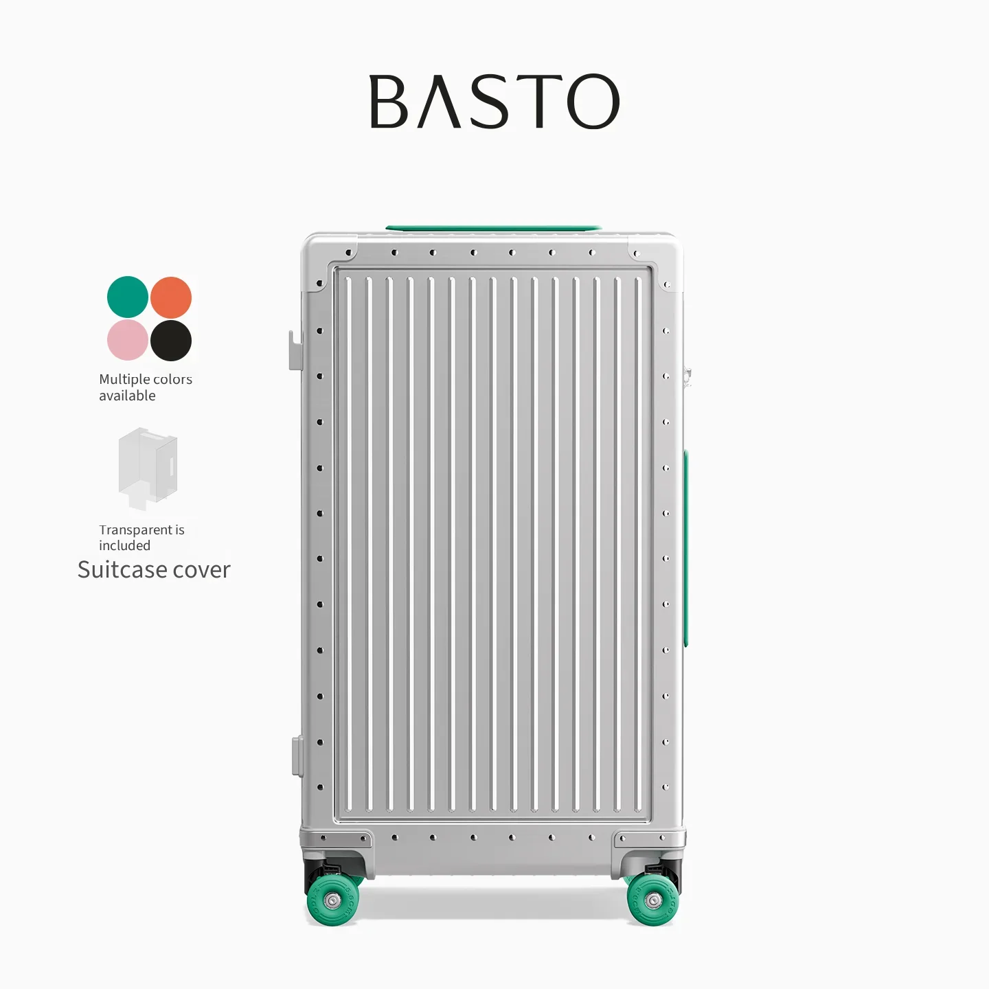 Vintage Rivet PC Trolley Luggage 28Inch Large Capacity Travel Suitcase, Shock-Absorbing Spinner Wheels Hard Shell Case