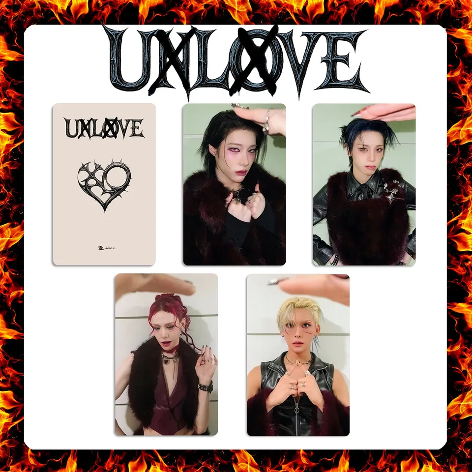 4Pcs/Set XLOV Idol Boy New Album UXLXVE High Quality Photocards HD