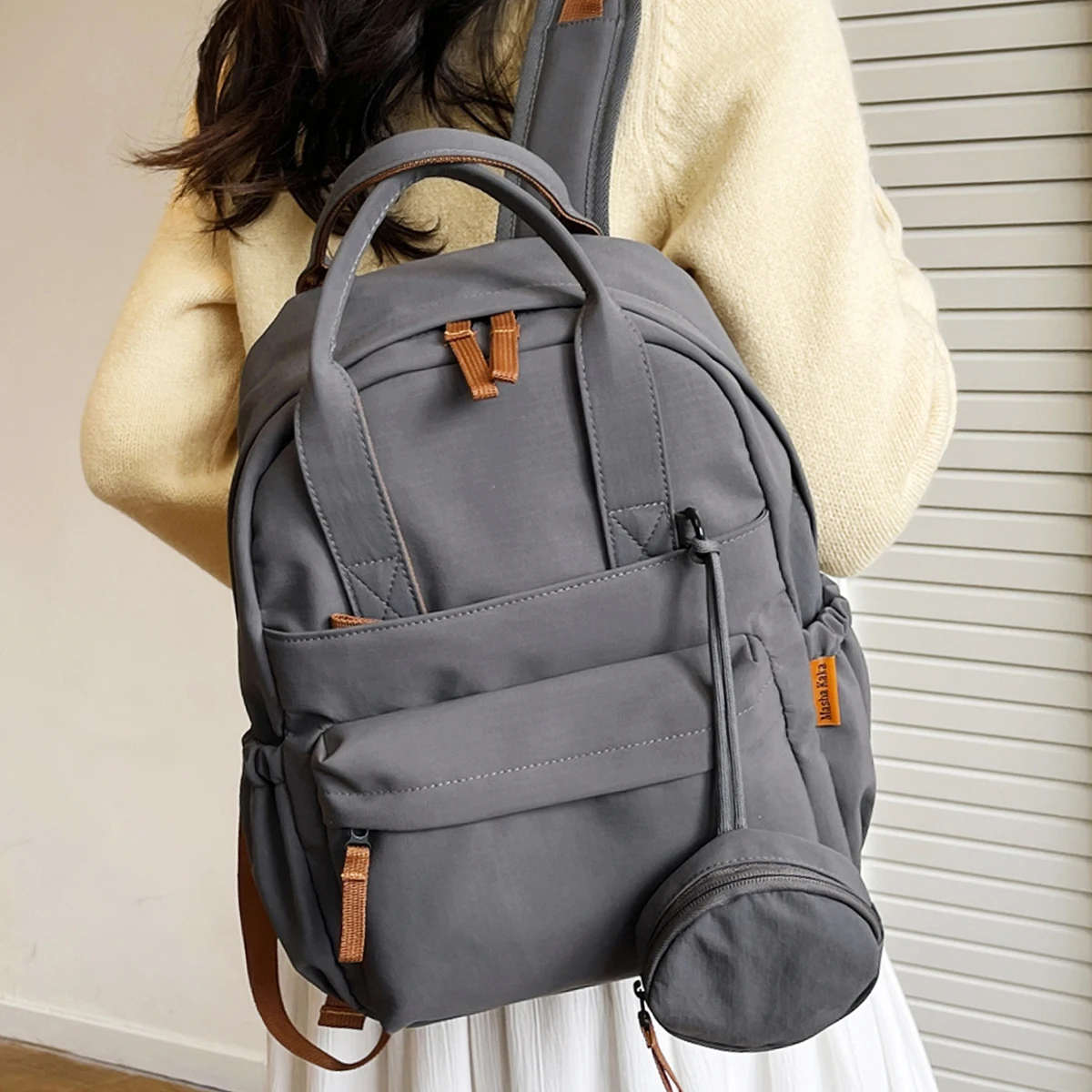 Mochila de viaje original de moda para mujer, mochila de nicho para estudiantes universitarios, mochila de viaje simple y liviana, mochila escolar para estudiantes de secundaria y secundaria, bolsa de salida