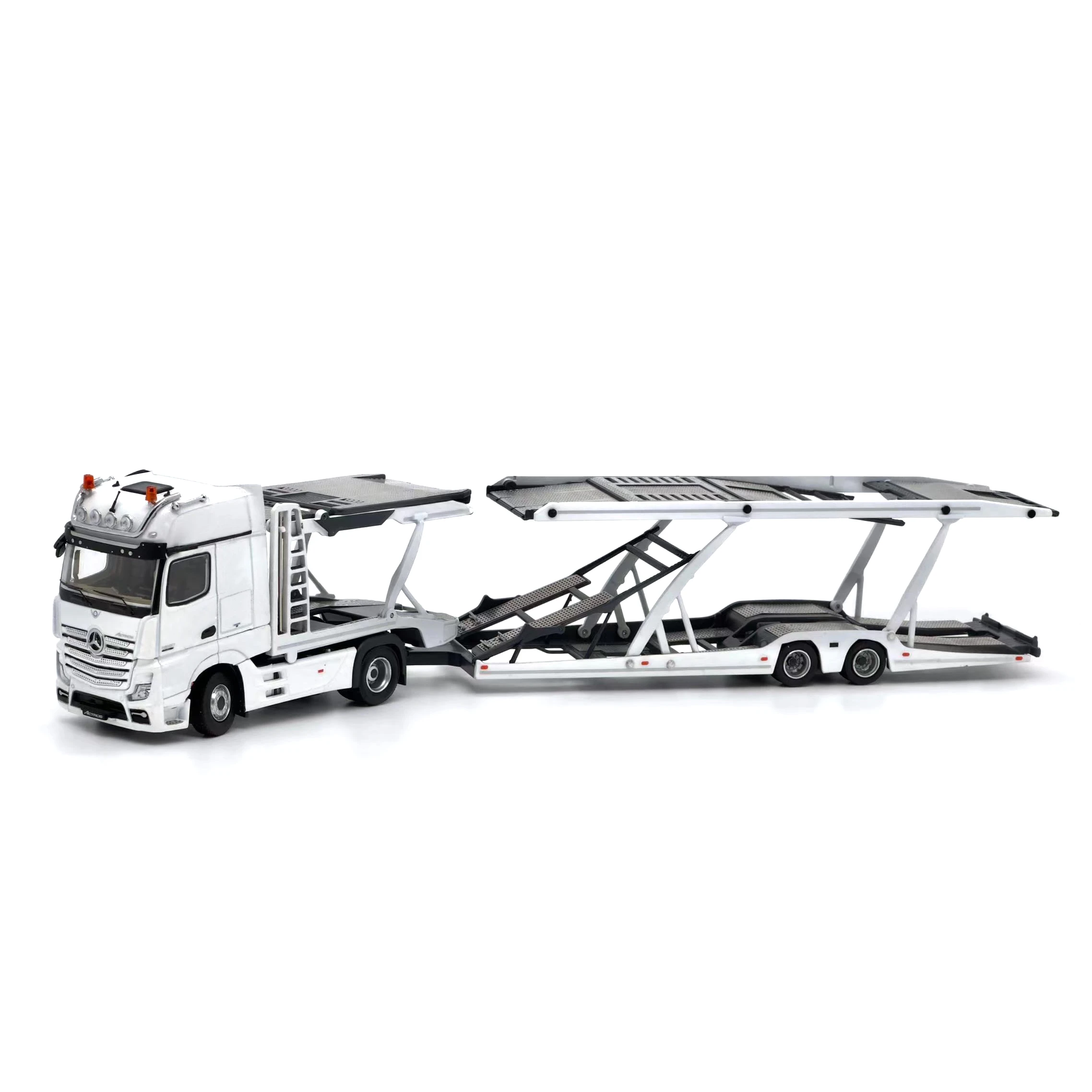 Instock Unique Model 1:64 Actros Double Decker Coupe Trailer รุ่นอัลลอยด์