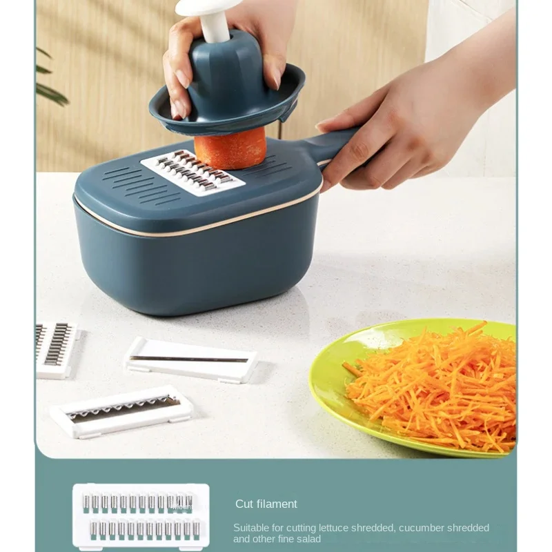 

Multifunctional Vegetable Cutter for Kitchen Potato Shredder Stainless Steel Scrubber Household Shredder