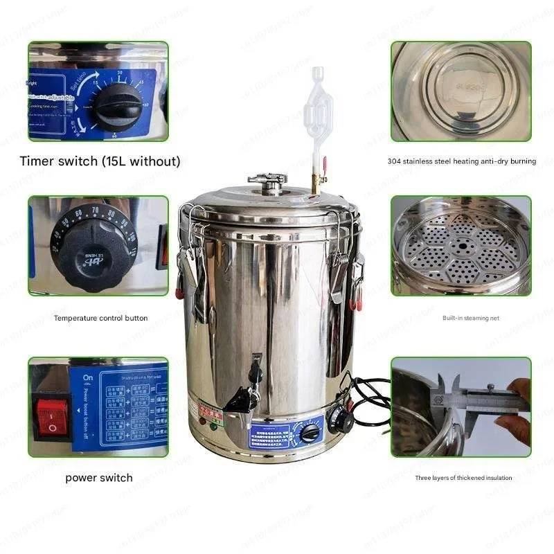 

Small Hydrosol Distiller, Stainless Steel Essential Oil Extraction Machine for Home Commercial