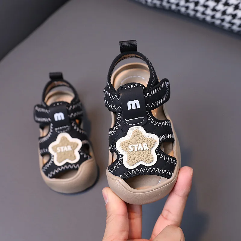 Baby shoes0-1-3Children's Fashionable and Comfortable Beach Toddler Sandals