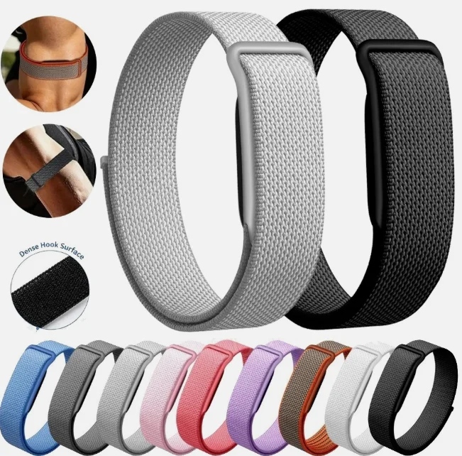 Brand Smart Watch Strap For Google Fitbit Air Sports Train Bracelet Tracker Adjustable Intelligent Fitness Monitor Velcro Strap