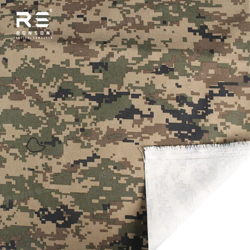 Tessuto Cordura in nylon 1000d Attrezzatura tattica impermeabile Tessuto Oxford Resistente rivestito in PU RUSSIA SURPAT Modello di sopravvivenza Camouflage