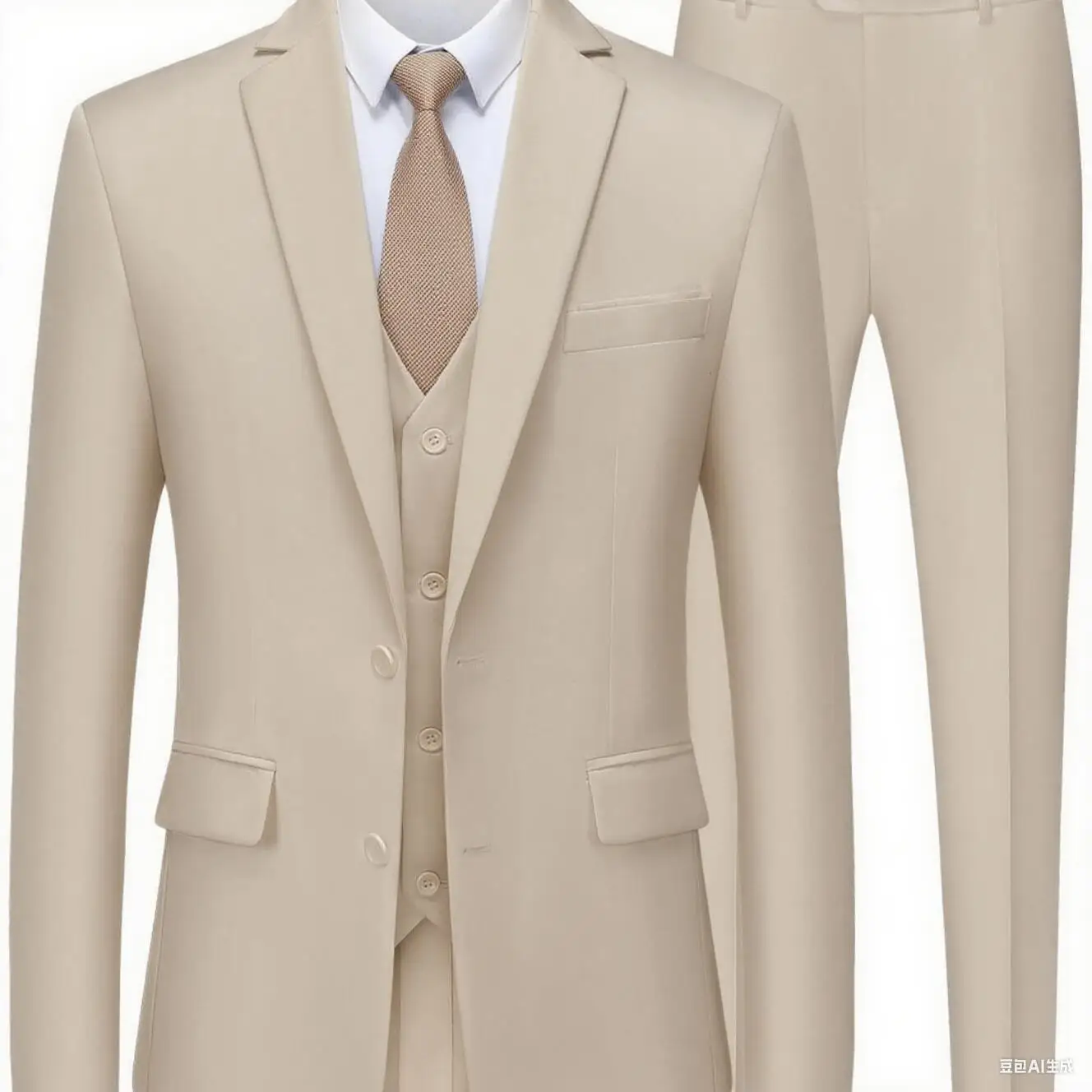 

Formal Mens 3 Piece Suit Slim Fit Suits Pink_Blue Groomsmen Tuxedos Set Business Prom Jacket Blazer Vest Pants for Men