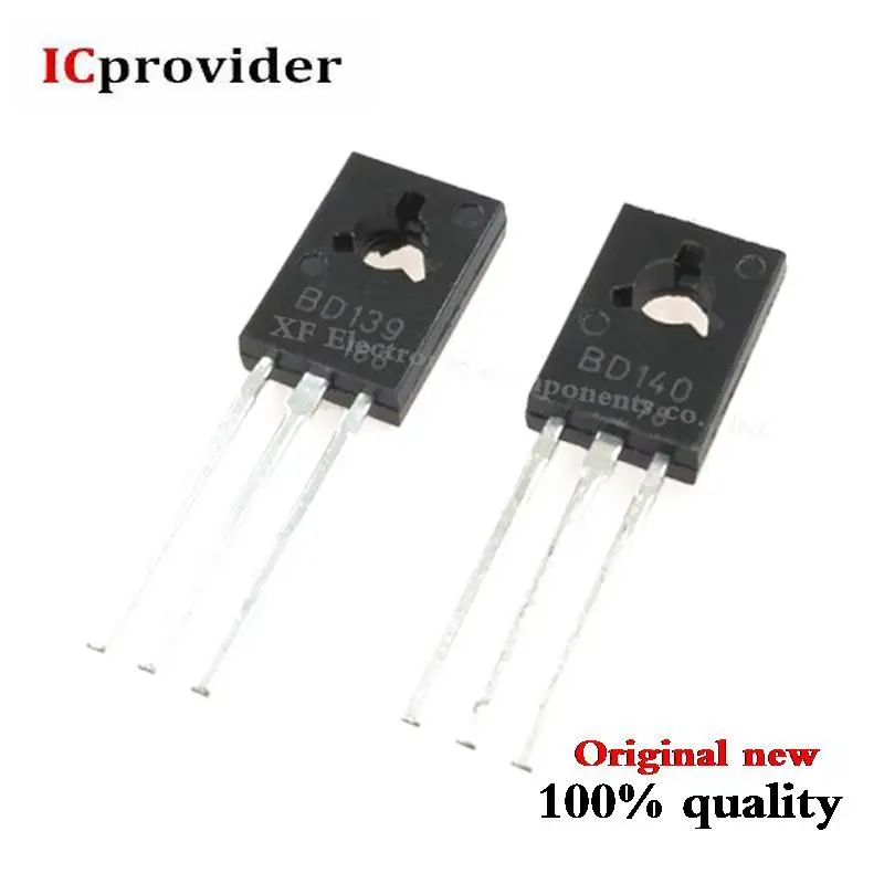 BD139 BD140 orijinal TO-126 ( BD140 50 adet + BD139 50 adet)