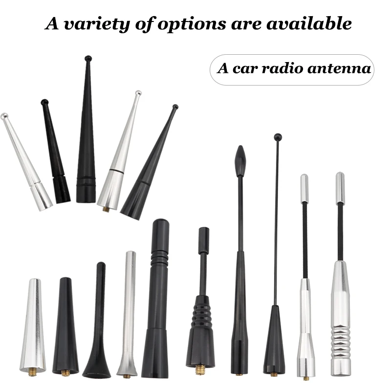 Car Antenna Decoration Car Antenna Long And Short Radio Antenna Modified Roof Decoration Motorcycle Accessories Antenna General