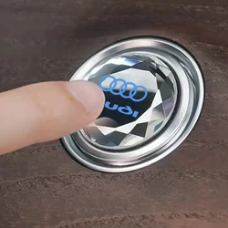 Crystal Car Engine Start Button Cover Stop Switch Emblem Sticker For Audi Sline RS A4 B8 B6 B7 B9 A3 8P 8V 8L A6 C7 C6 C5 A5 Q2