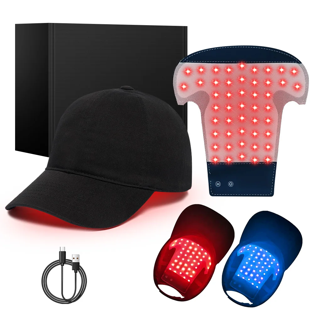 

Suyzeko Hair Growth Device Advanced Red Light Therapy Cap for Laser Hair Regrowth Treatment for Men Women with Thinning Hair