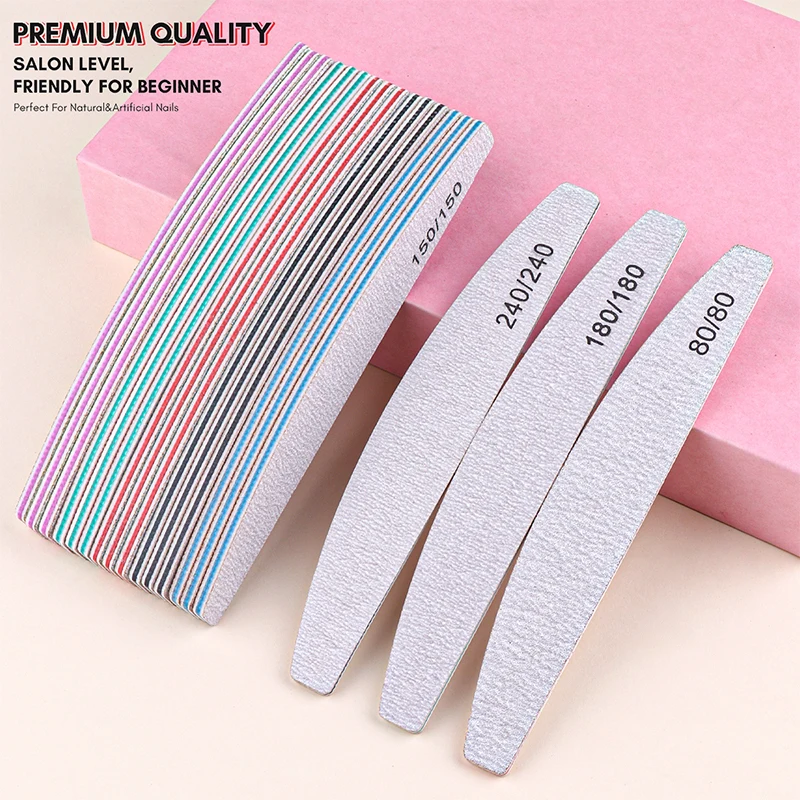 5/10Pcs Professional Nail File - Nail File Titanium 评论和价格