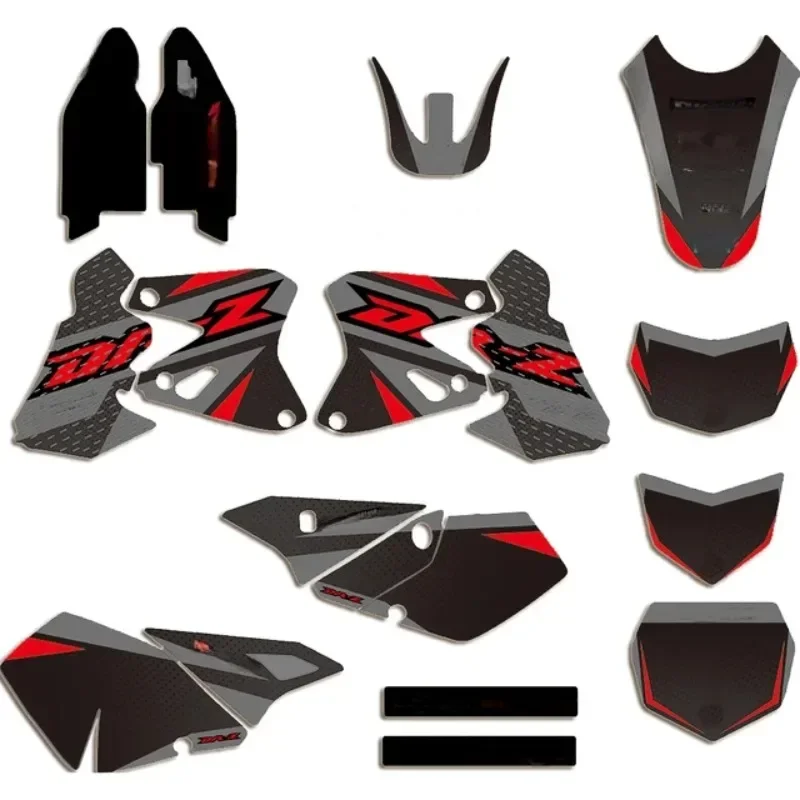 DRZ400 Motorcycle Graphic Decal Sticker Deco Dekor Kits For Suzuki DRZ400 DRZ 400 2000 2001 2002-2008 2009 2010 2012