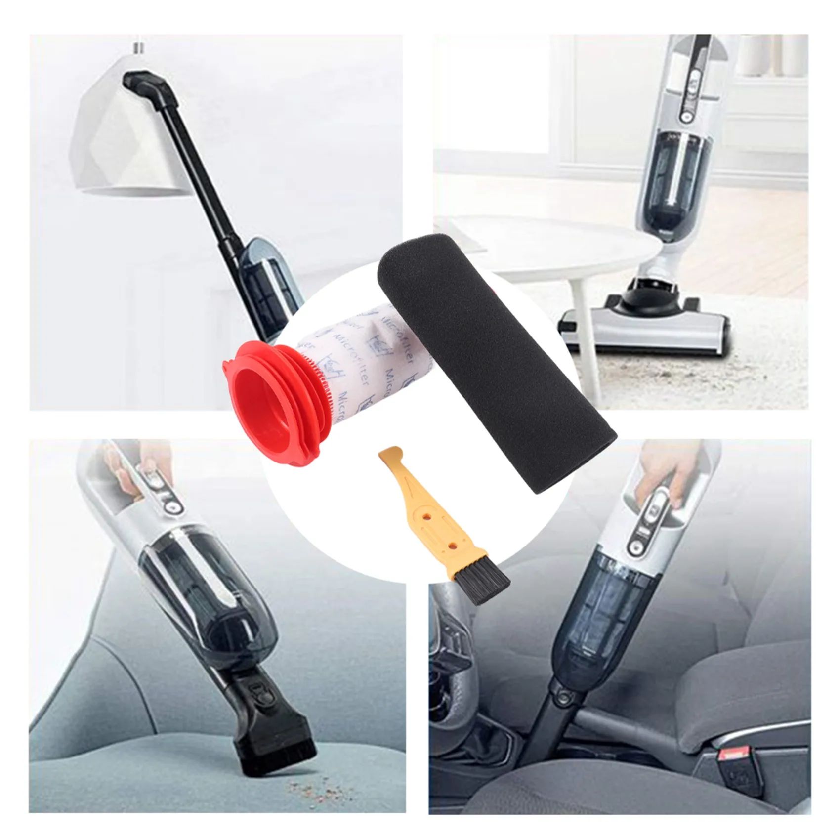 

B06B-3Pack Сменный основной фильтр + набор вставок из пенопласта для беспроводного пылесоса Athlet