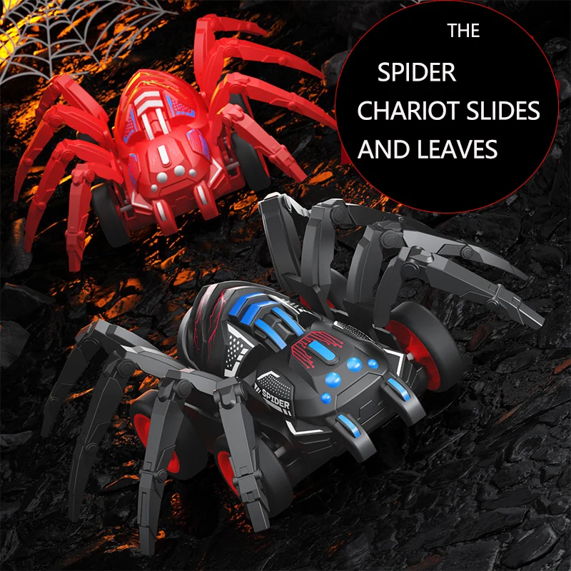 Bambini Spider Veicolo Strisciante Simulazione Animale Inerzia Auto Spider Ragazzi e ragazze Arrampicata Stunt Car Toy Regali