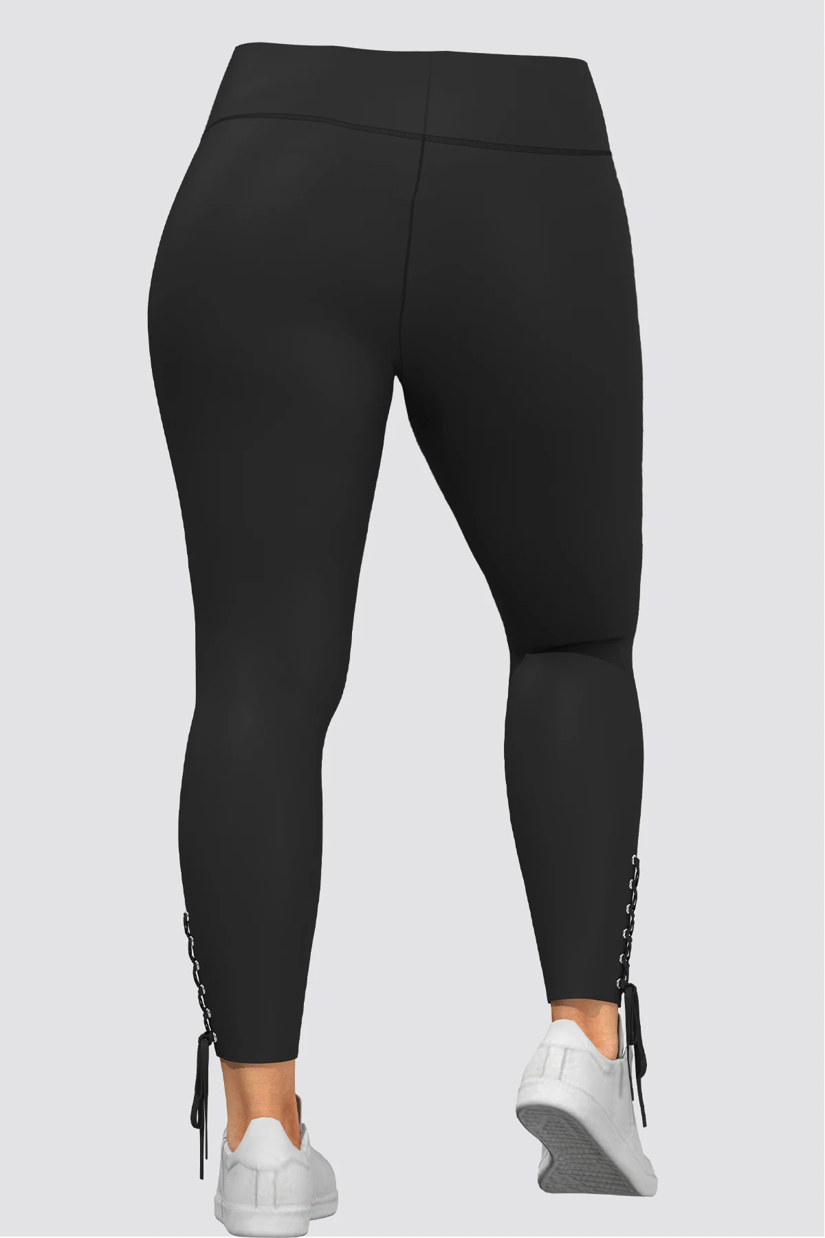 Legginsy damskie Plus Size wysoki stan jednolity kolor podstawowe spodnie do spodni obcisłe na co dzień sportowe spodnie do jogi wysokie legginsy