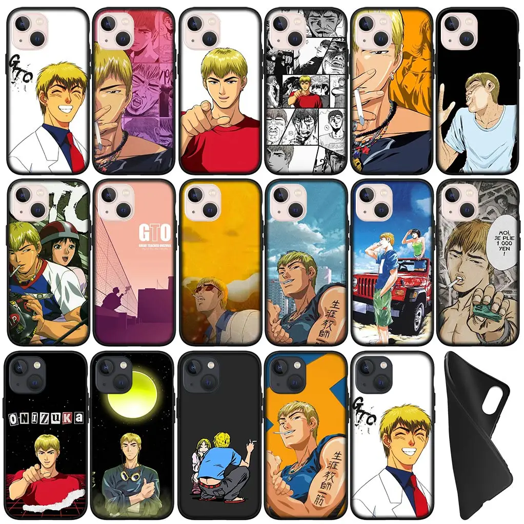 Cartoon GTO Great Teacher Onizuka Cover Phone Case for Apple iPhone 16 11 Pro XS Max X XR 7 8 6S Plus + SE 2022 16+ Coque