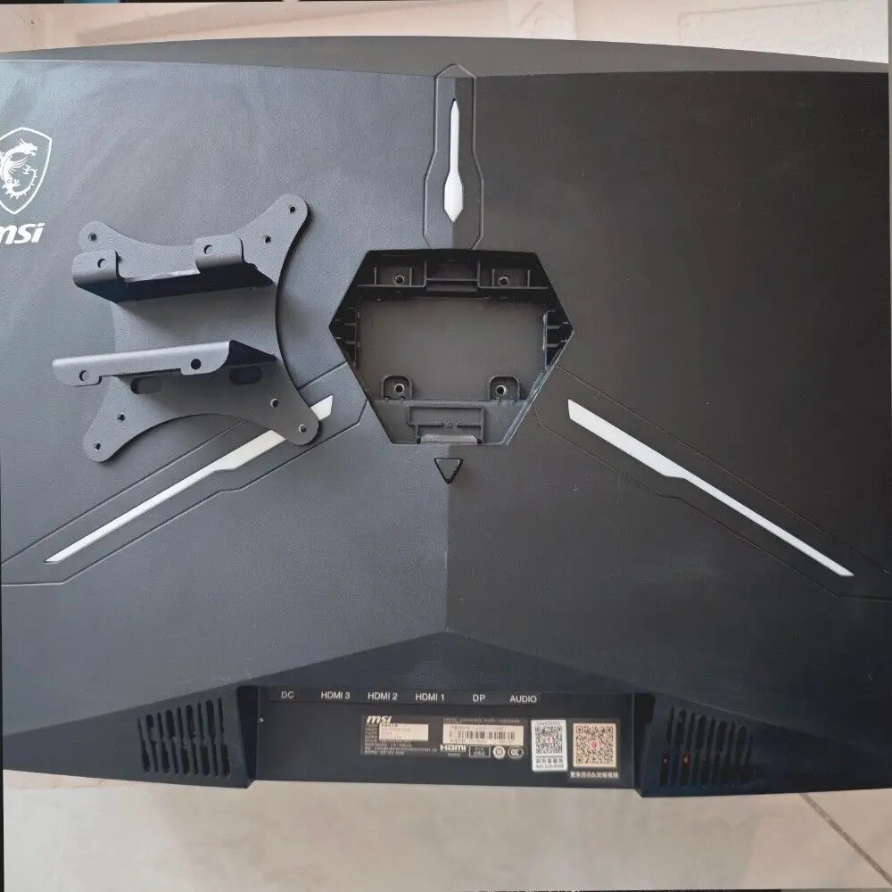 Soportes de pared compatibles con MSI, monitores adaptadores VESA Optix PAG271CQR PAG341COR, soporte para monitor, brazo de soporte 75x75MM y 100x100