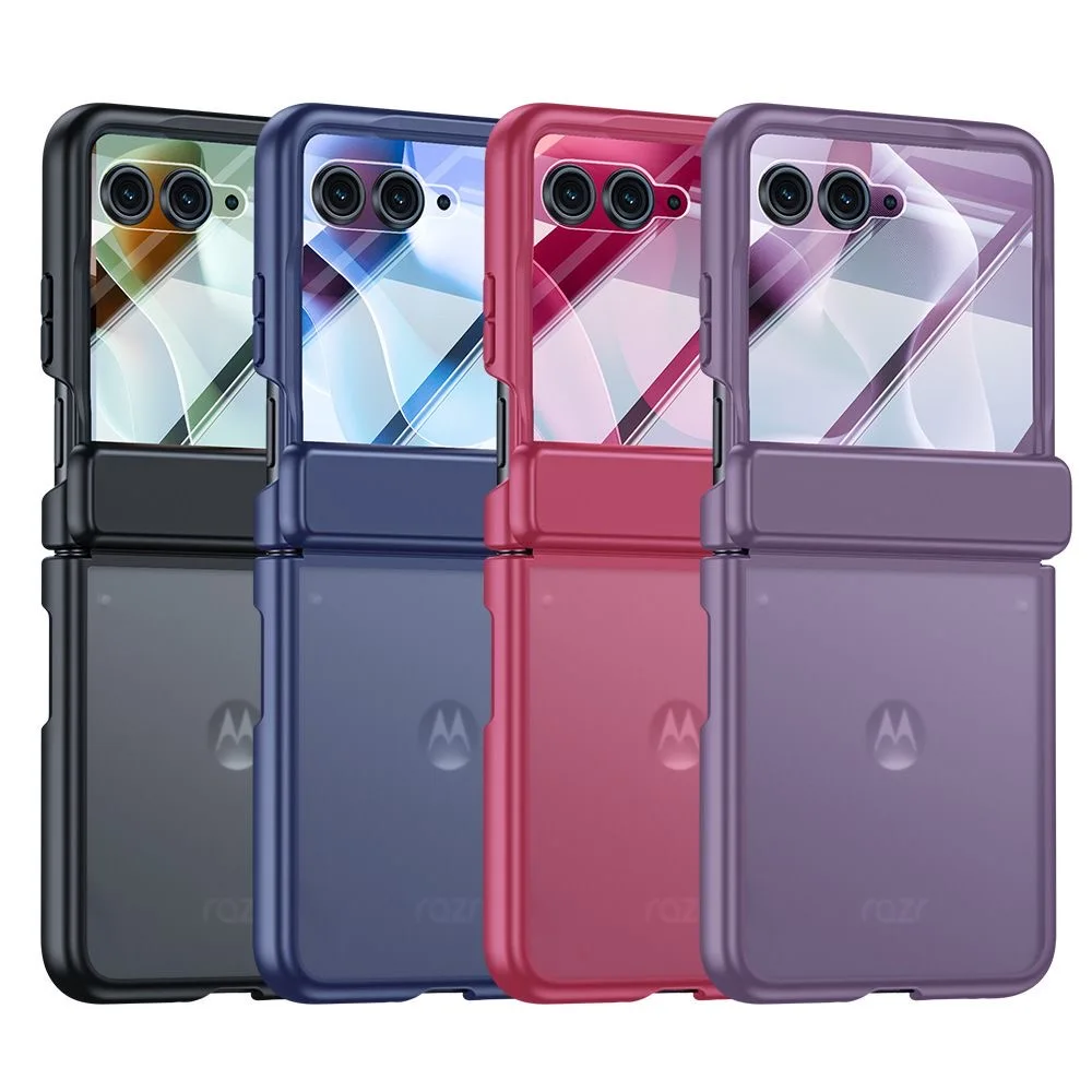 Luksusowe, smukłe, matowe etui z ochroną zawiasów do Motorola Razr 50 60 70, wytrzymałe, odporne na wstrząsy etui do Moto Razr 50 60 70 Ultra Plus — zdjęcie produktu 7