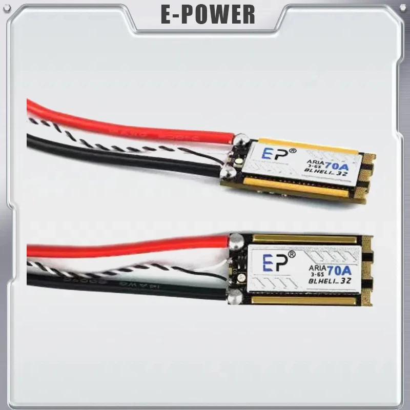 

EP Aria AM32 70A BLHeli_32 32Bit Single Brushless ESC 3-6S Current Meter Sensor for RC Airplane FPV DIY RC Parts
