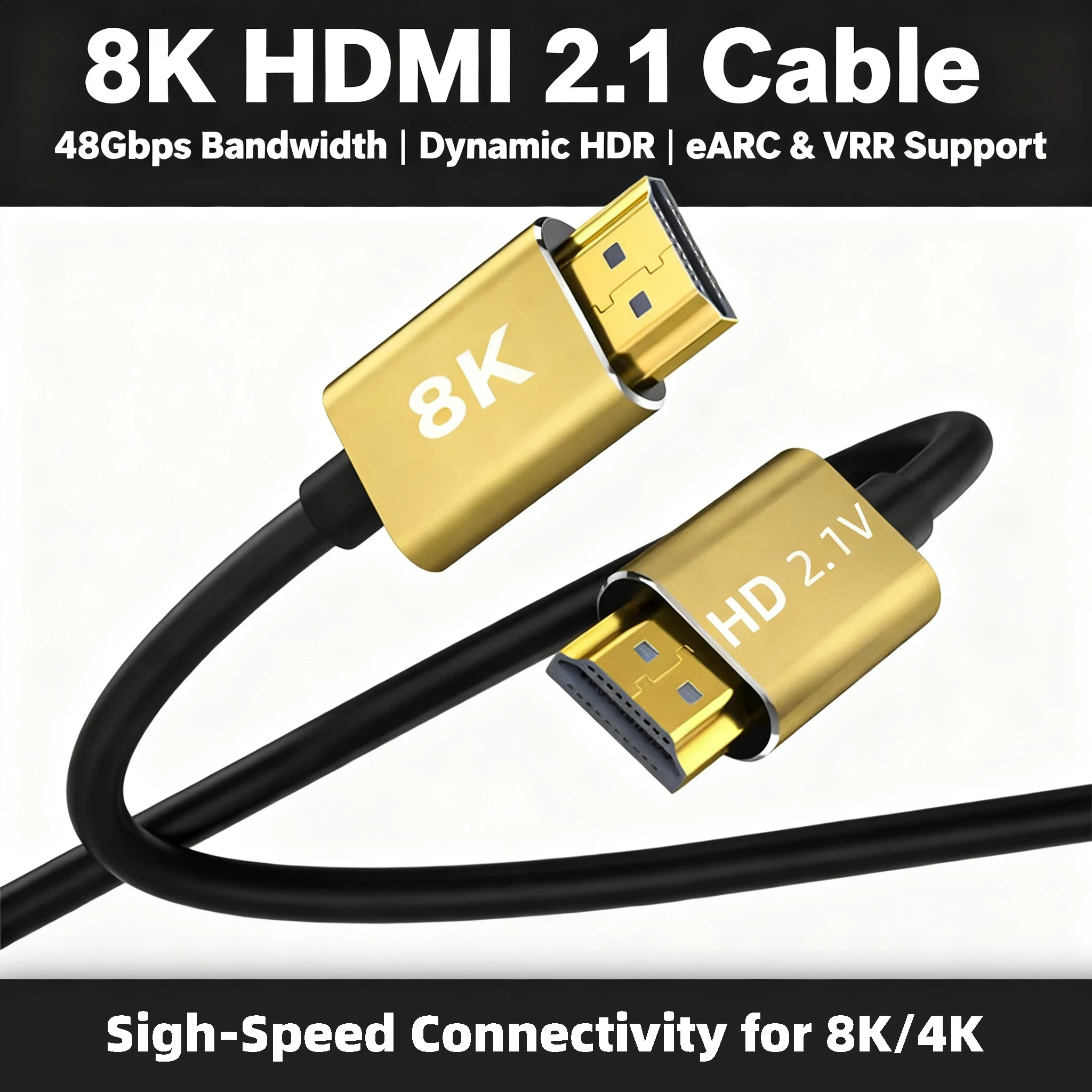8K Hdmi 2.1 Cable U…