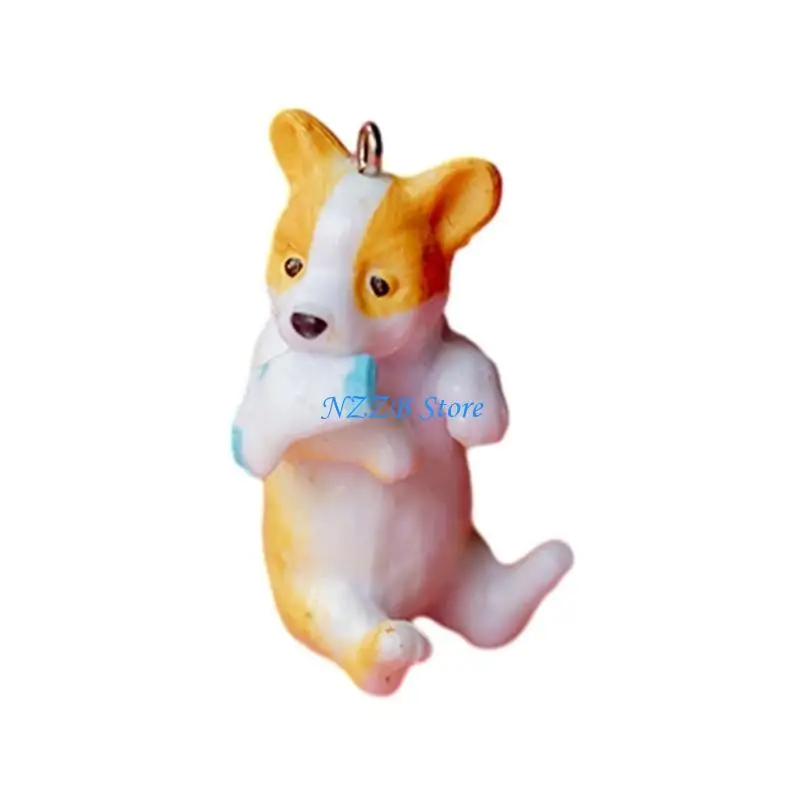 

T21F DIY Dog Pendant Unique Accessories Jewelry Making Supply for Jewelry Making