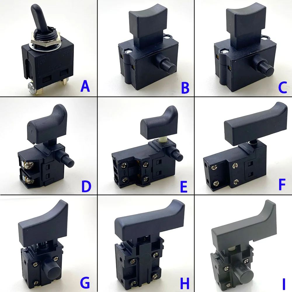 

1pcs Miniature Power Tool Switch Speed Control Trigger Button For Angle Grinder Electric Hammer Impact Drill Equipment Accessory