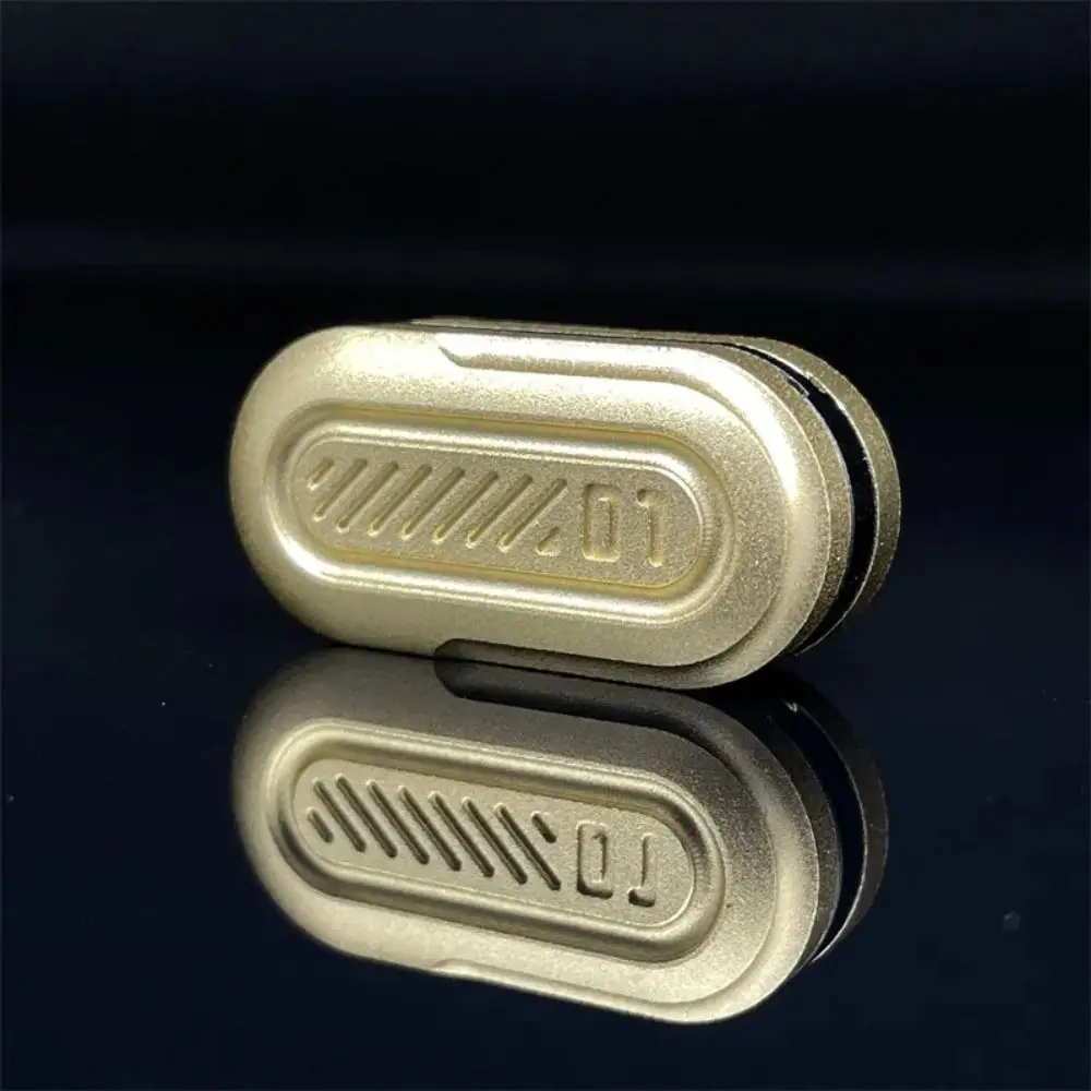 Aluminiowy Suwak Antystresowy Stop Aluminiowy Gładka Powierzchnia Wygodny Chwyt Metalowe Zabawki Antystresowe Trójwarstwowe Zabawki ADHD Magnetyczny Suwak Biuro Dom