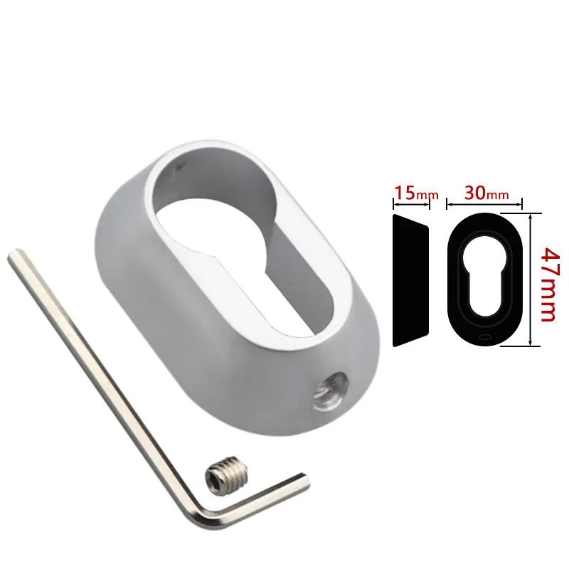 Split Lock Cover Tower Shaped Gourd Lock Cylinder Zinc Alloy Decoration Cover image 3