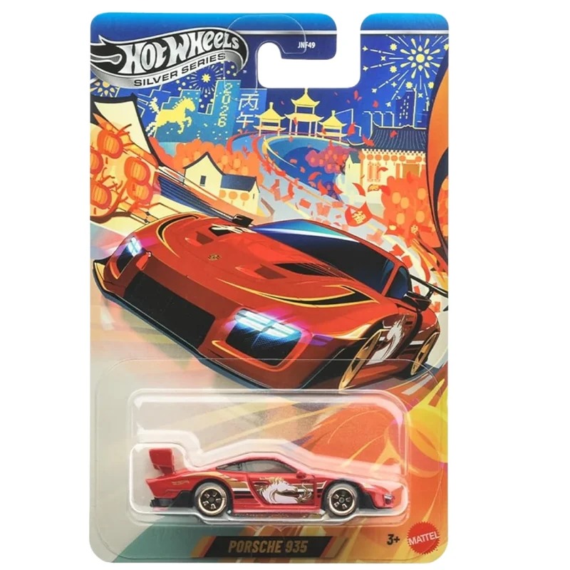 

New Pre Sale Hot Wheels Jnf49-La10 2026 Chinese Year Of The Horse Die Cast Model Porsche 935 Collection Surprise Toys Car Gift