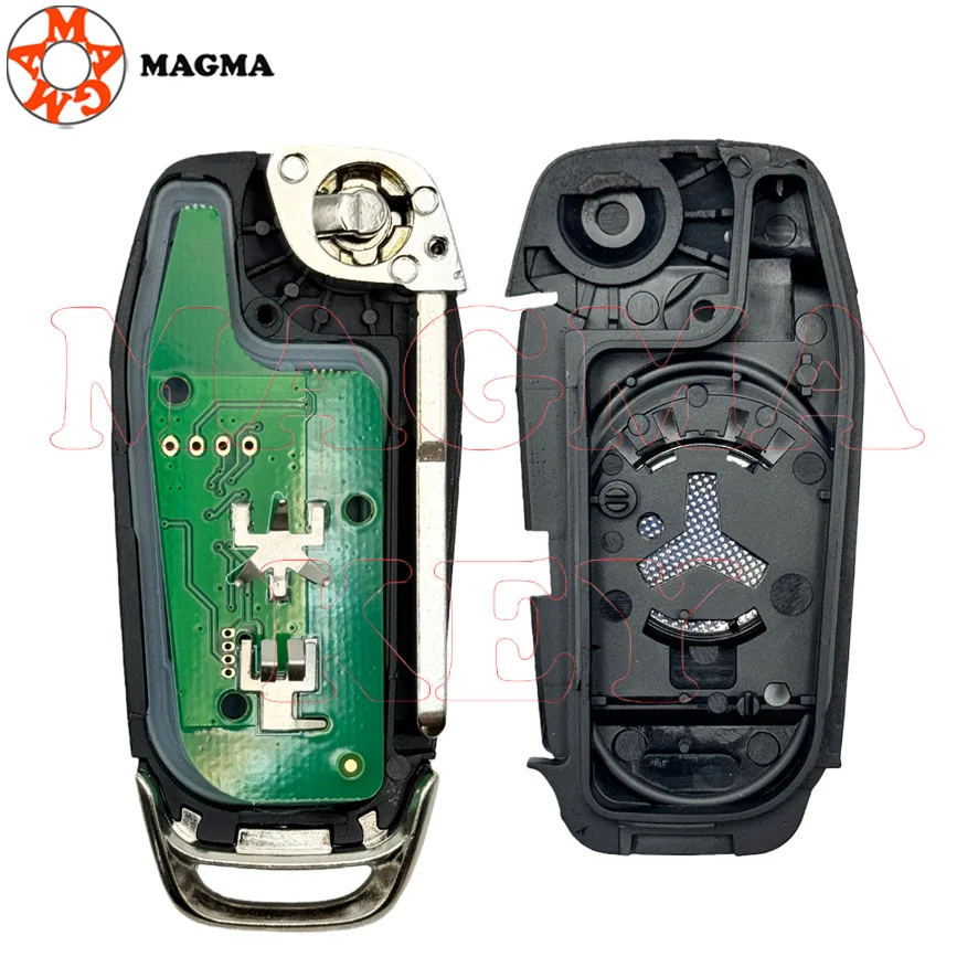 MAGMA 3/4 أزرار FCC ID: N5F-A08TAA 315MHz ID49 رقاقة الوجه مفتاح بعيد دخول بدون مفتاح فوب Hitag Pro لفورد فيوجن 2013-2015 HU101 #3