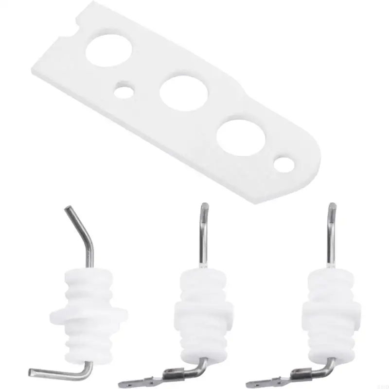 83CD Flame Rod Electrode Set Water Heater Ignition Set Plastic and Metal Texture Repair Part Set Suitable for Water Heaters