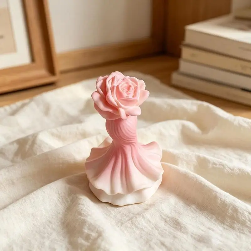 Princess Dress Silicone Molds Silicone Easy Demould for Candle Soap
