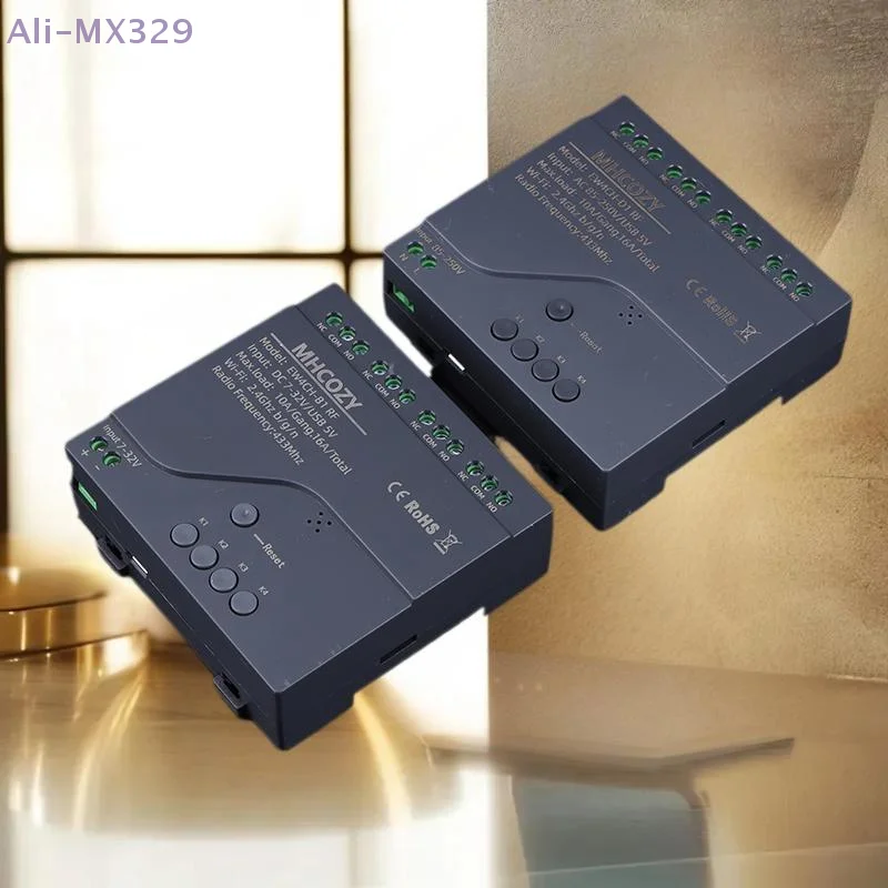 

{MX329} 4CH Tuya Wi-Fi Smart Switch AC 220 В 85-250 В Реле Домашняя интеллектуальная автоматизация Пульт дистанционного управления Работает с Alexa Google Home