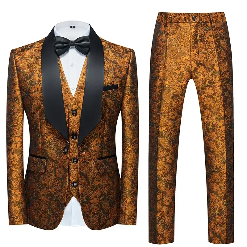 

Performance host suit, Best Men's Wear, Non mainstream Banquet Dress