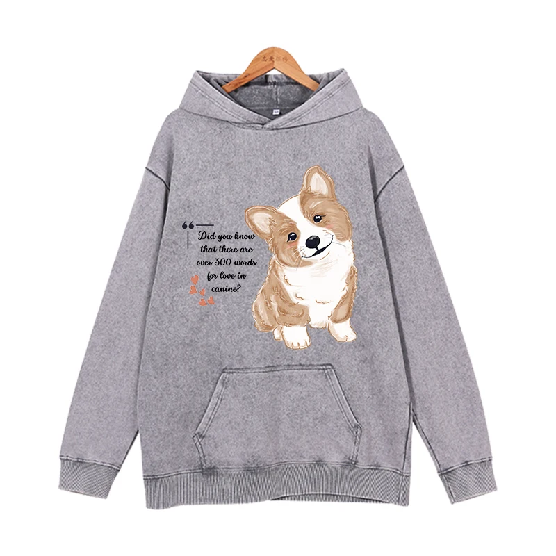 

Cute puppy poster Hoodies Corridos Tumbados Merch Women Men Hooded Pullover Fashion Casual HipHop Sweatshirts Harajuku